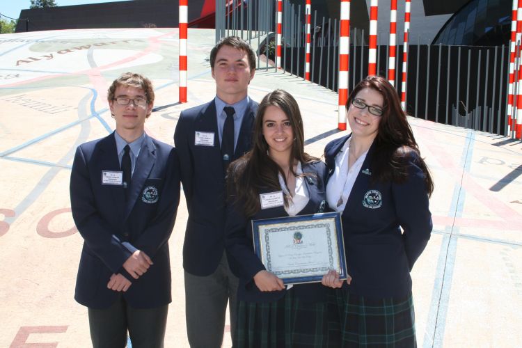 MacKillop receives the Children's Week Award, 2012